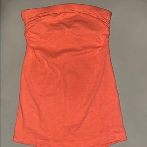 Orange tube top